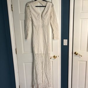 Ivory lace dress